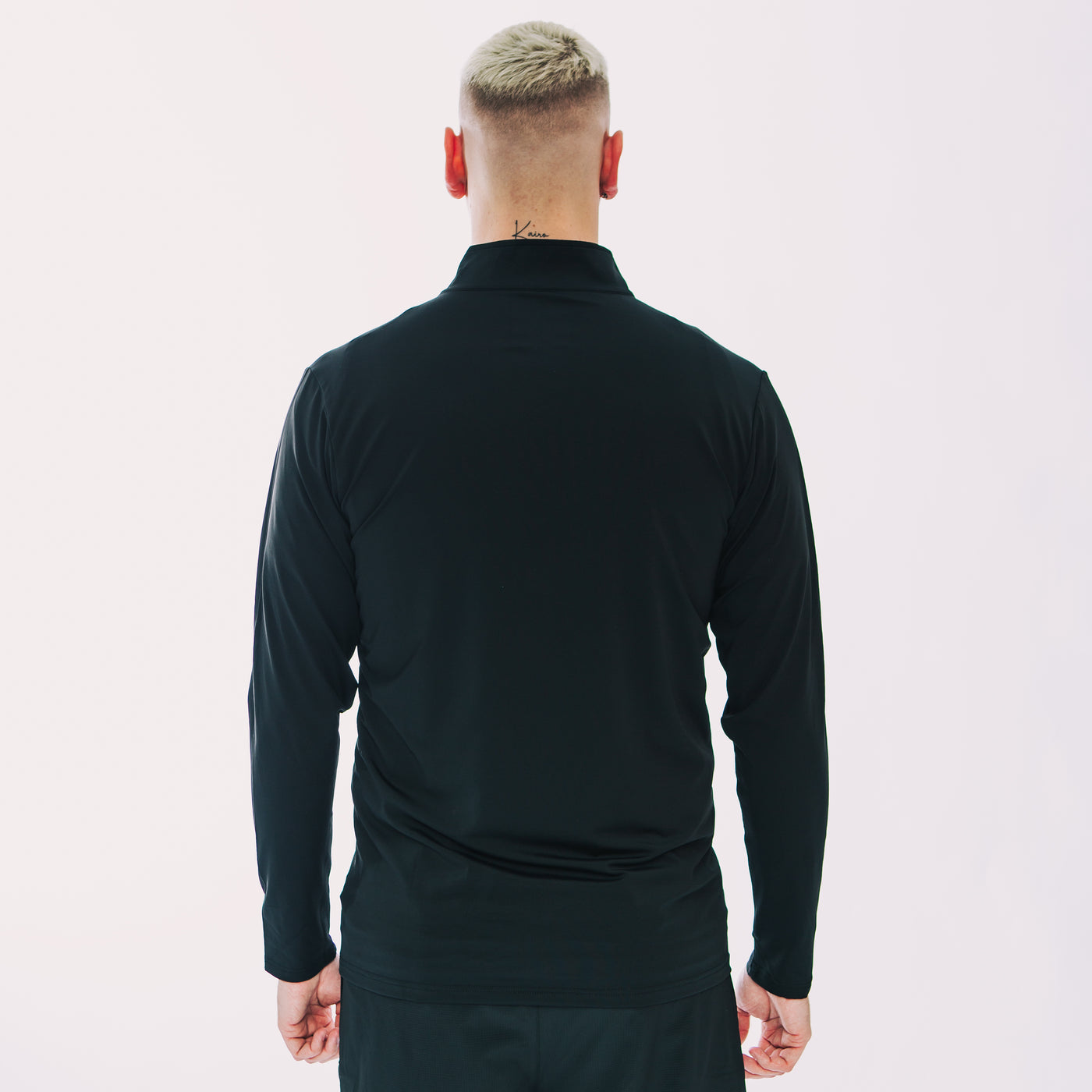 ZOOM 1/4 ZIP BLACK