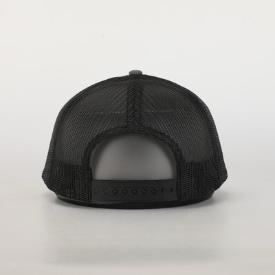 TRUCKER CAP SLEEK LOGO GREY/BLACK